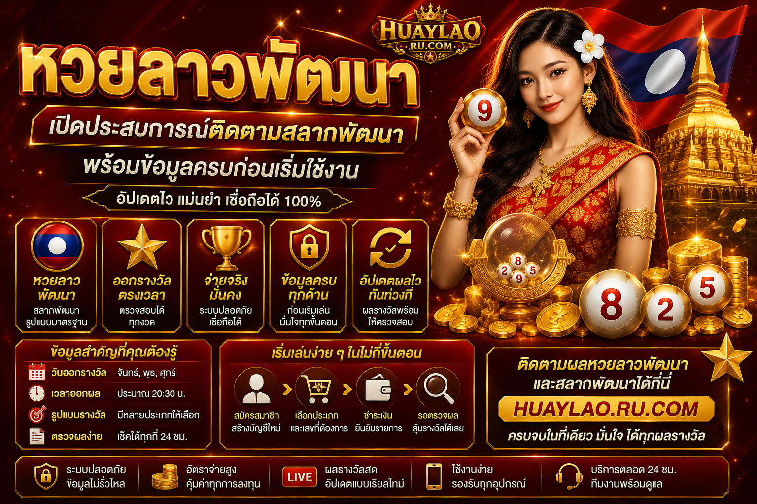 หวยลาวพัฒนา เปิดประสบการณ์ติดตามสลากพัฒนา พร้อมข้อมูลครบก่อนเริ่มใช้งาน